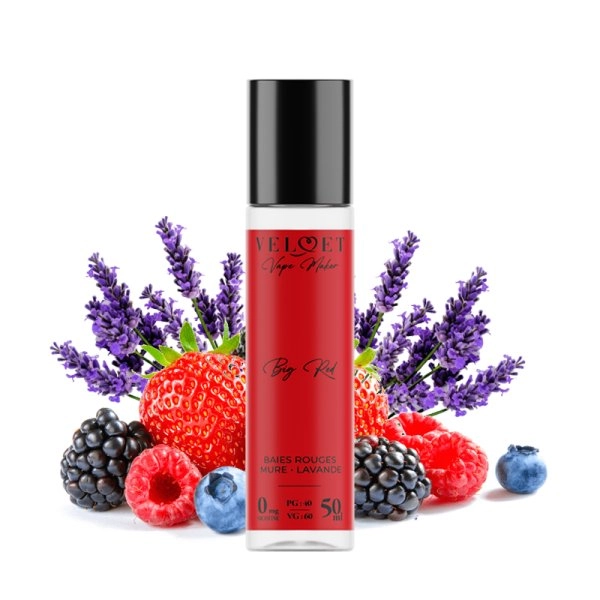 Big Red 0mg 50ml - Velvet by Vape Maker