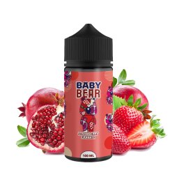 Strawberry Granate 0mg 100ml - Baby Bear