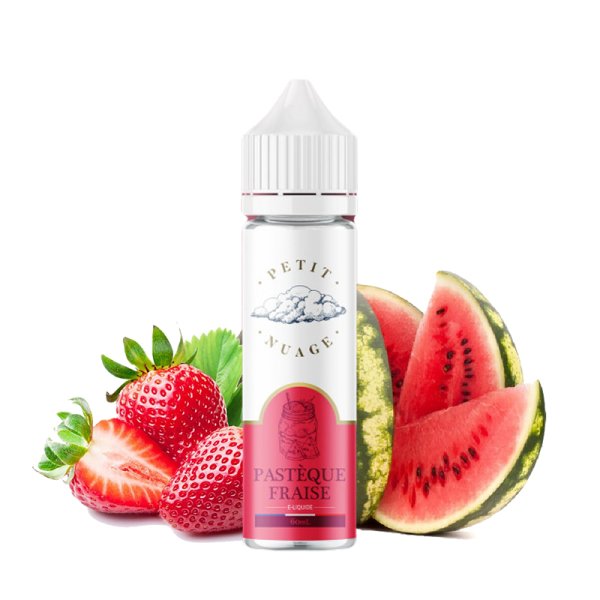 Pastèque Fraise 0mg 60ml - Petit Nuage