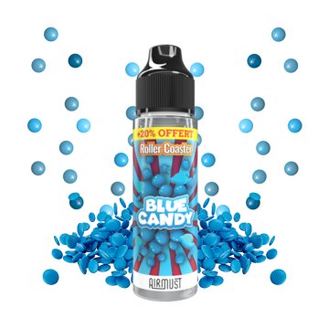 Blue Candy 0mg 60ml - Roller Coaster By Airmust