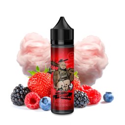 Barbe à Papa Fruits Rouges 0mg 50ml - Cabochard