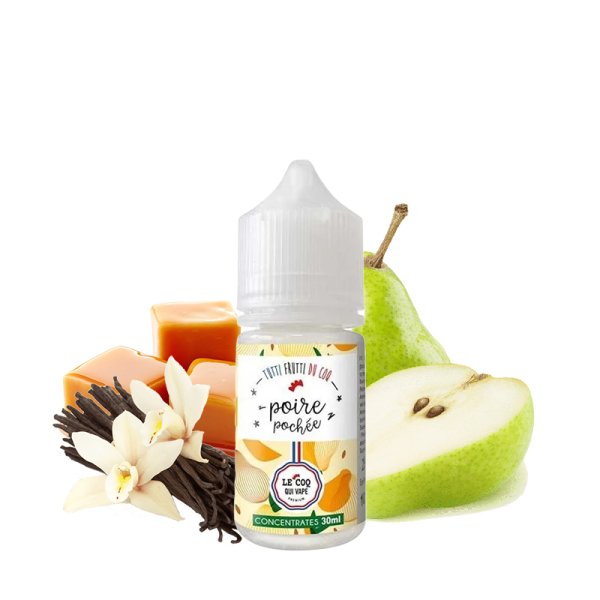 Concentré Poire Pochée 30ml - Le Coq Qui Vape