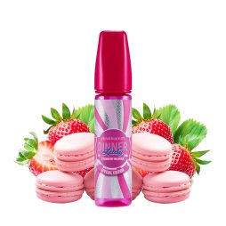 Strawberry Macaron - Shake N Vape 50ml - Dinner Lady