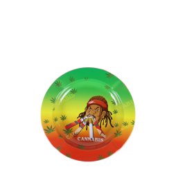 Coupel metal ashtray
