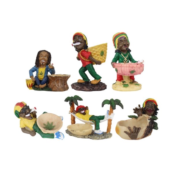 Rasta Man Small Ashtray Rasta Man Small Ashtray