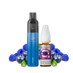 5000 Puff Blueberry Kyslá malina 20 mg 10 ml - EV5000 od Elfbar