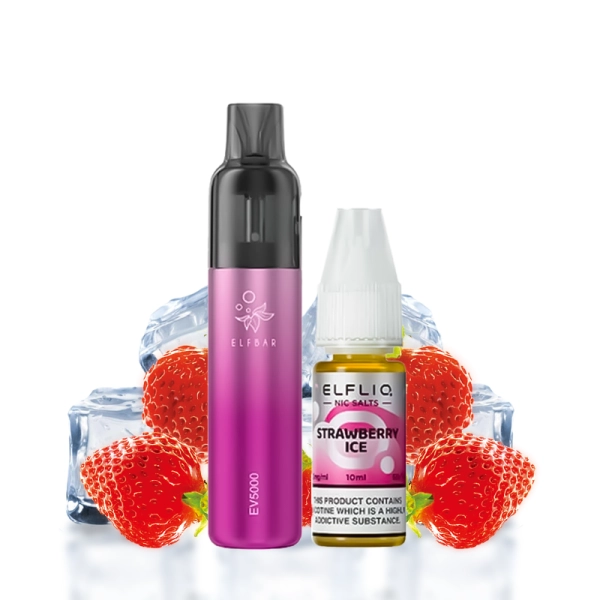 5000 Puff 2 ml Jahodový ľad 20 mg - EV5000 od Elfbar