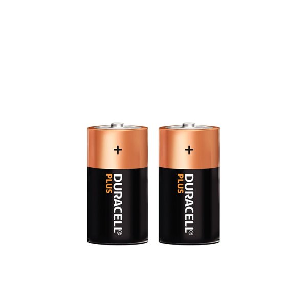 Alkaline Battery LR20 D 1.5V (2pcs) - Duracell Plus