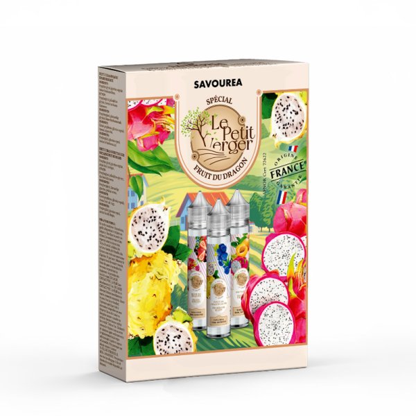 Pack Spécial Fruit du Dragon 0mg 50ml (3pcs) - Le Petit Verger by Savourea
