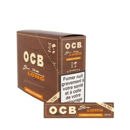 Rolling Sheet + Filters OCB Slim Long Virgin (32pcs) - OCB