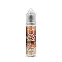 Peanut Butter Pancake 0mg 50ml - Delicious by Unik Juice