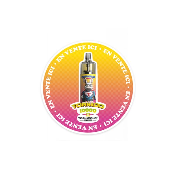 Autocollant Circulaire FR (1pcs) - Tornadoliq
