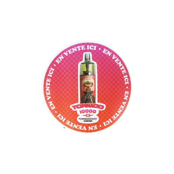 Autocollant Circulaire FR (1pcs) - Tornadoliq