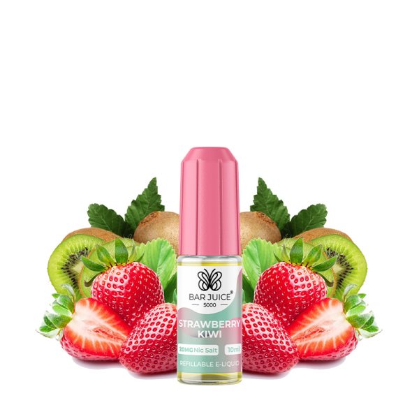 Strawberry Kiwi Nic Salts 10ml 20mg - Bar Juice 5000