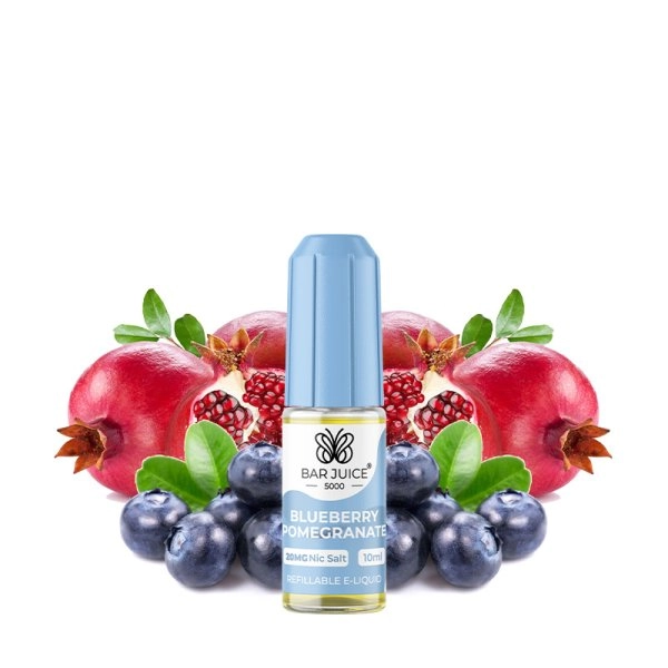 Čučoriedkové granátové jablko Nic Salts 10 ml 20 mg - Bar Juice 5000