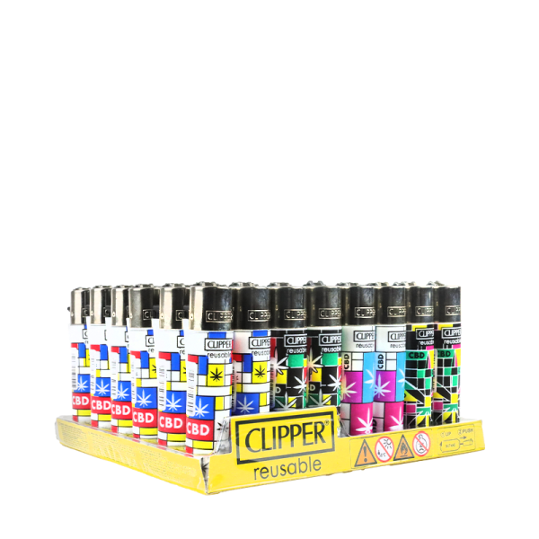 Modern CBD Lighter Set (48pcs) - Clipper