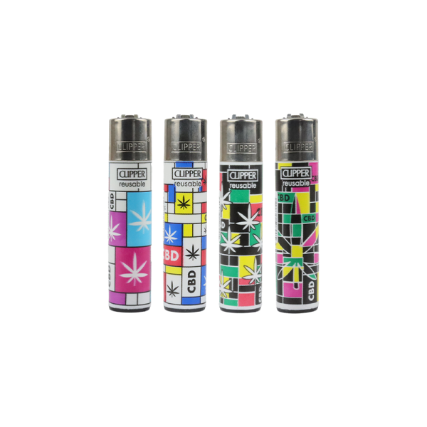 Briquet Motif Modern CBD (48pcs) - Clipper