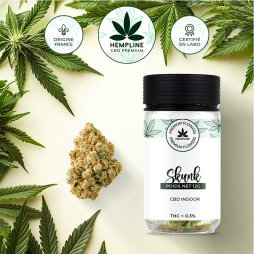 Skunk Fleur de CBD (12g) - Hempline