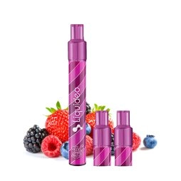 Starter Kit 2400 Puff Fruits Rouges (3pods) - Wpuff 2.0 by Liquideo