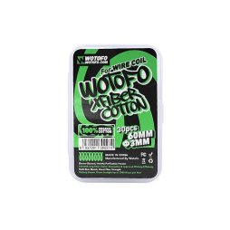Coton bio avec aglet 3mm (30pcs) - Wotofo