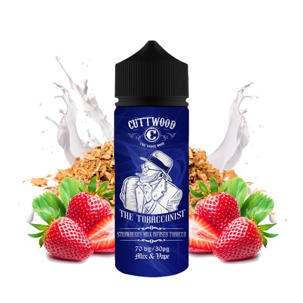 [Destock] Strawberry Milk Infused Tobacco 0mg 100ml - Cuttwood The Tobacconist