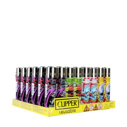All Vibe Pattern Lighter (48pcs) - Clipper