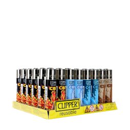 All Vibe Pattern Lighter (48pcs) - Clipper