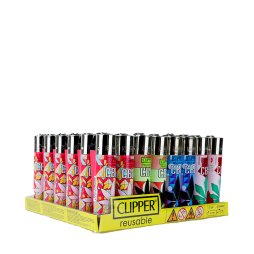 All Vibe Pattern Lighter (48pcs) - Clipper