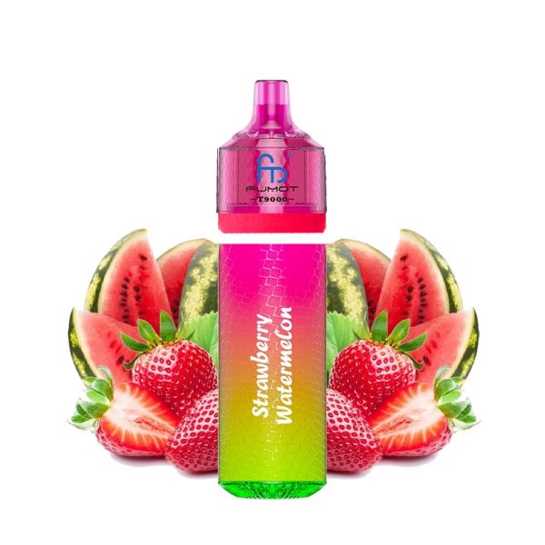Puff T9000 TPD Strawberry Watermelon 20mg - Fumot