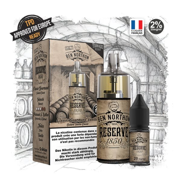 Reserve 1850 TPD EU 10ml/2% 800mAh - Ben Northon x Tornado 10000