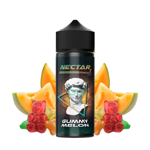 Gummy Melon 0mg 100ml - Nectar by Omerta Liquids