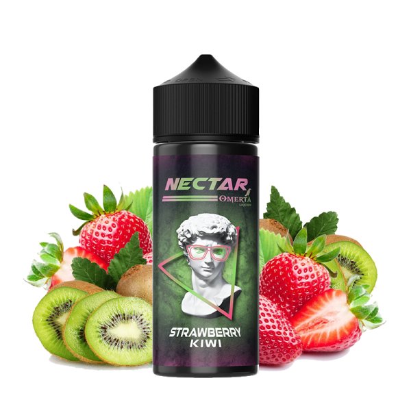 Strawberry Kiwi 0mg 100ml - Nectar by Omerta Liquids