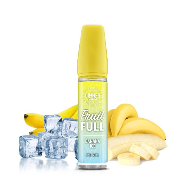 Banana Ice 0mg 50ml - Fruit Full by Dinner Lady