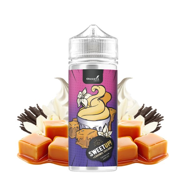 Caramel Custard 0mg 100ml - SweetUp by Omerta Liquids