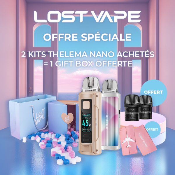 2+1 Thelema Nano + Gift Box - Lost Vape [Offre]