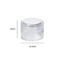 Clear Plastic Jar - 30gr