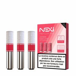 Cartouches Pré-remplies Nexi One Limonade Rose Glacée 20mg 1.2ml (3pcs) - Aspire