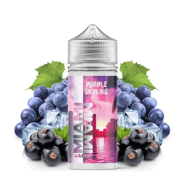 Purple Skyline 0mg 100ml - Miami Vapes by Millésime