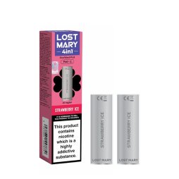 Cartouche Pré-Remplie Strawberry Ice 20mg (2pcs) - 4in1 Lost Mary by Elfbar