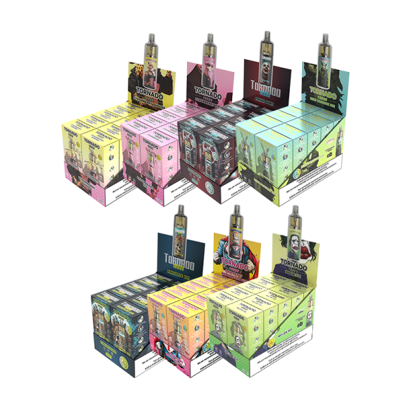 [Pack] Puff 100% Légale Tornado 10000 Crazy Edition 20mg (10pcs)