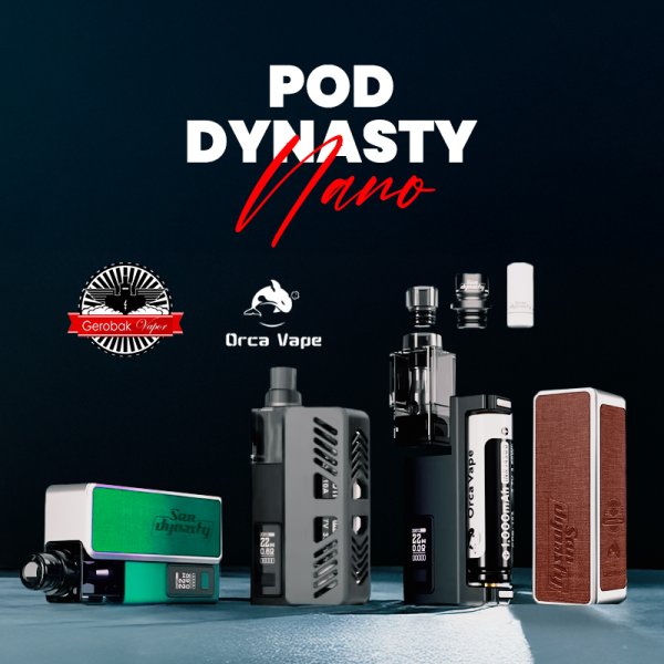 Kit Pod San Dinasty - Gerobak Vaper x Orca Vape