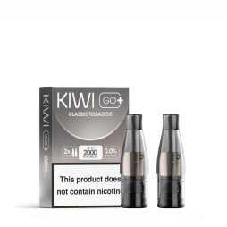Cartouches Pré-remplies Kiwi Go+ 0mg (2pcs) - Kiwi Vapor