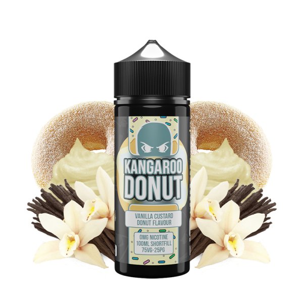 Vanilla Custard Donut 0mg 100ml - Kangaroo Donut by Cloud Thieves Co