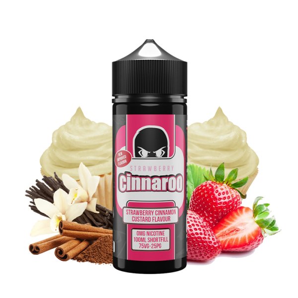 Strawberry Cinnamon Custard 0mg 100ml - Cinnaroo by Cloud Thieves Co