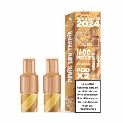 Cartouches Pré-Remplies 9mg (2pcs) - Wpuff 2.0 by Liquideo