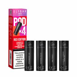 Cartouches Pré-Remplies 2ml 20mg (4pcs) - Elfbar