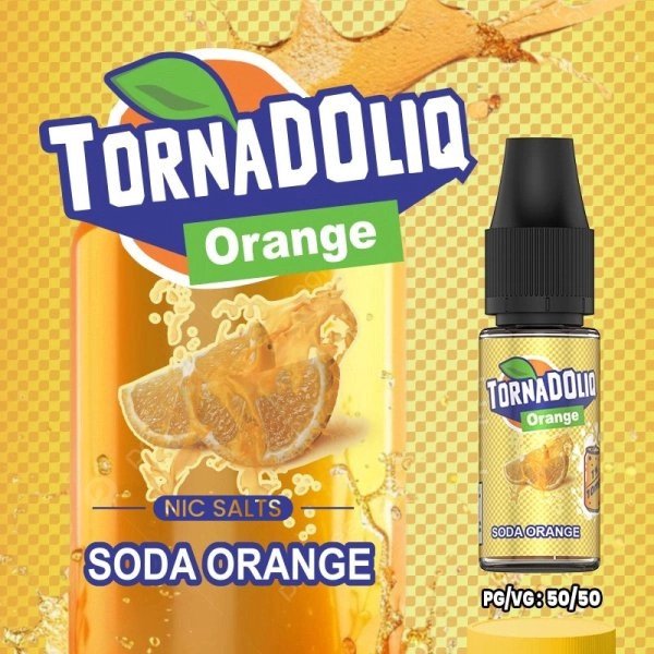 [Sample] Soda Orange 20mg 10ml - Drink Edition by Tornadoliq