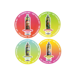 Sticker Circular FR (Random Colors) (1pcs) - Tornadoliq