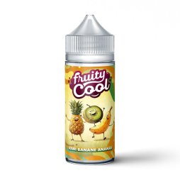  Kiwi Banane Ananas 0mg 100ml - Fruity Cool