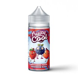 Grenadine Fraise Framboise Bleue 0mg 100ml - Fruity Cool